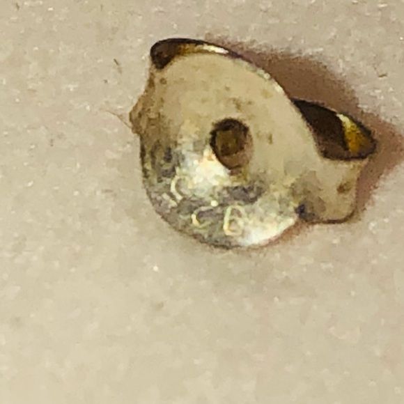 ๐
บ2 Way Sterling Silver Circle Stud Earrings Approx .6โ - Picture 5 of 6